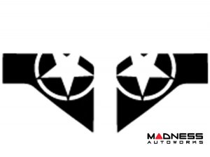 Jeep Gladiator Side Graphic Kit - Omega Star Jeep Gladiator Side Graphic Kit - Omega Star